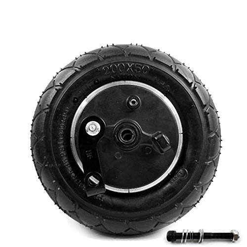 L-faster 8 Inch Wiel Met Drum Rem 8 "Pneumatische Wiel Met Uitbreidingsrem Elektrische Scooter Rem Aluminium Wiel 200x50 Wielrem (as)