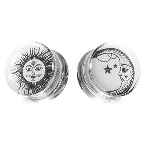 TBOSEN Acrylic Ear Gauges with Gift Box Cover
