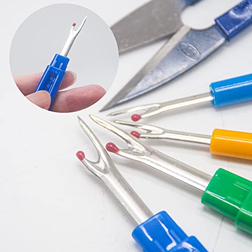 Miniatura 3 de Kit De Costura Para Descoser, 5 Piezas, Herramienta Para Cortar Hilos Con Tijeras De Recortar, Colores Surtidos,100 Piezas Alfileres De Costura De