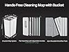 JOYMOOP Mop and Bucket Set with Wringer, Flat Mops for Floor Cleaning, Wall Mop Cleaner with Long Handle, Hardwood Floor Mop with 4 Microfiber Pads #5