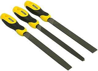 Stanley 022464 File Set includes 1/2 Round/ Flat/ 3 Square (3 Pieces)