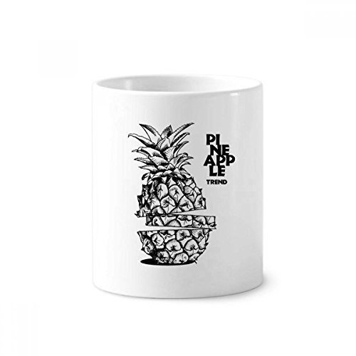 Porte-céramique brosse à dents motif fruit ananas pour rangement maison