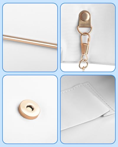 Image of TINDTOP Clutch Purses for Women, PU Leather Formal Evening Bags Shoulder Party Handbags Wedding Cocktail Prom Clutches