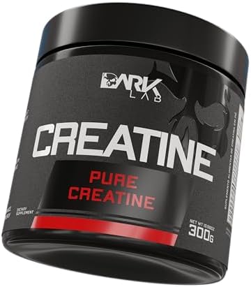 Creatina Pura Dark Lab 300g, Monohidratada 100% de Pureza, Sem Gl...