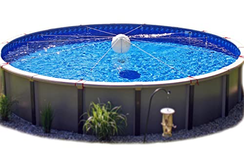 PoolTree System - for 27' and 28' Round Pools - Above Ground Pool Winter Cover Support SYSTEM ONLY - Cover Sold Separately (27/28')