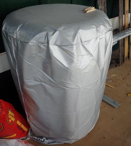 Image of J&C Tire Cover 420D Tire Storage Bag Waterproof Spare Tire Bag Tote Protective Cover Seasonal Tire Cover (28x43in)
