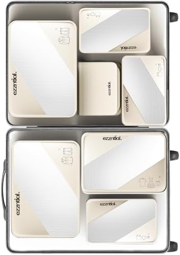 Packing Cubes for Travel, Suitcase Essentials Organizer Bags Set ...