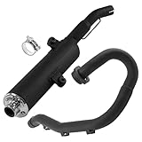 Caltric Exhaust Muffler with Exhaust Pipe Compatible with Suzuki Lt-Z400 Z Quadsport Z400 2003-2008