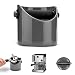Dreamfarm Grindenstein - Coffee Grind Knock Box and Espresso Dump Bin (Silver)