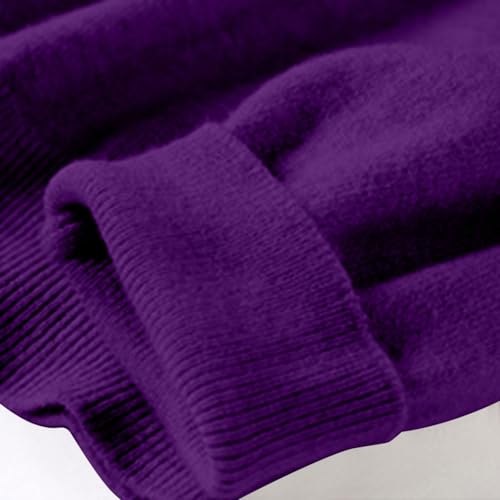 Image of Sweaters for Women Fall Long Sleeve Lightweight Crewneck Knit Tops Casual Soft Pullover Sweater Base Layer Shirts