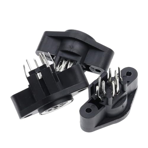 Connecteur Mini 6Pin 6P avec trou fixe pour clavier informatique 5PCS