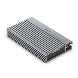 ZIKE 40Gbps M.2 NVMe SSD Gehäuse USB4.0 bis zu 3811MB/s Aluminiumgehäuse Z666, kompatibel mit Thunderbolt4 M.2 M-Key 2280, USB4 USB3.2 Gen2/Gen1 PCI-E Gen 4x4 werkzeuglose Installation