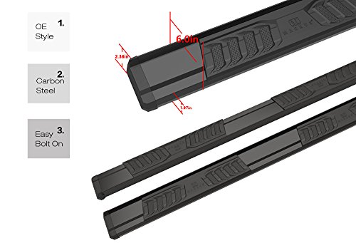 Estribos APS estilo OE para Chevy Silverado y GMC Sierra miniatura 3