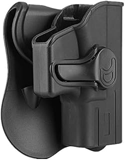 OWB Holster Glock 26 27 33, Tactical Polymer Paddle Holster with 360° Adjustable