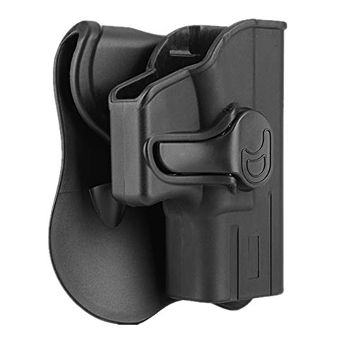 OWB Holster Glock 26 27 33, Tactical Polymer Paddle Holster with 360° Adjustable