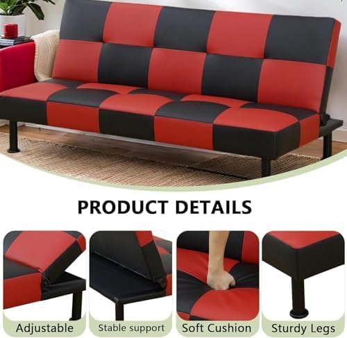 Futon Sofa Bed, Convertible 77.5