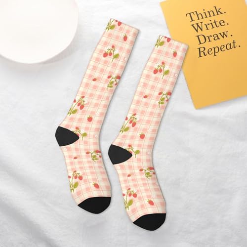 Image of Knee High Socks for Women Girls Fashion Women's Festival Stockings for Casual Running Work Travel