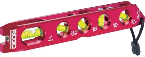 RIDGID 500 UM (36248) 8 1/2 in. Machined Aluminum Torpedo Level with 5 Vials