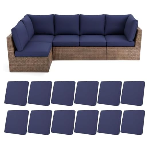 12-Piece Waterproof Cushion Covers Kit