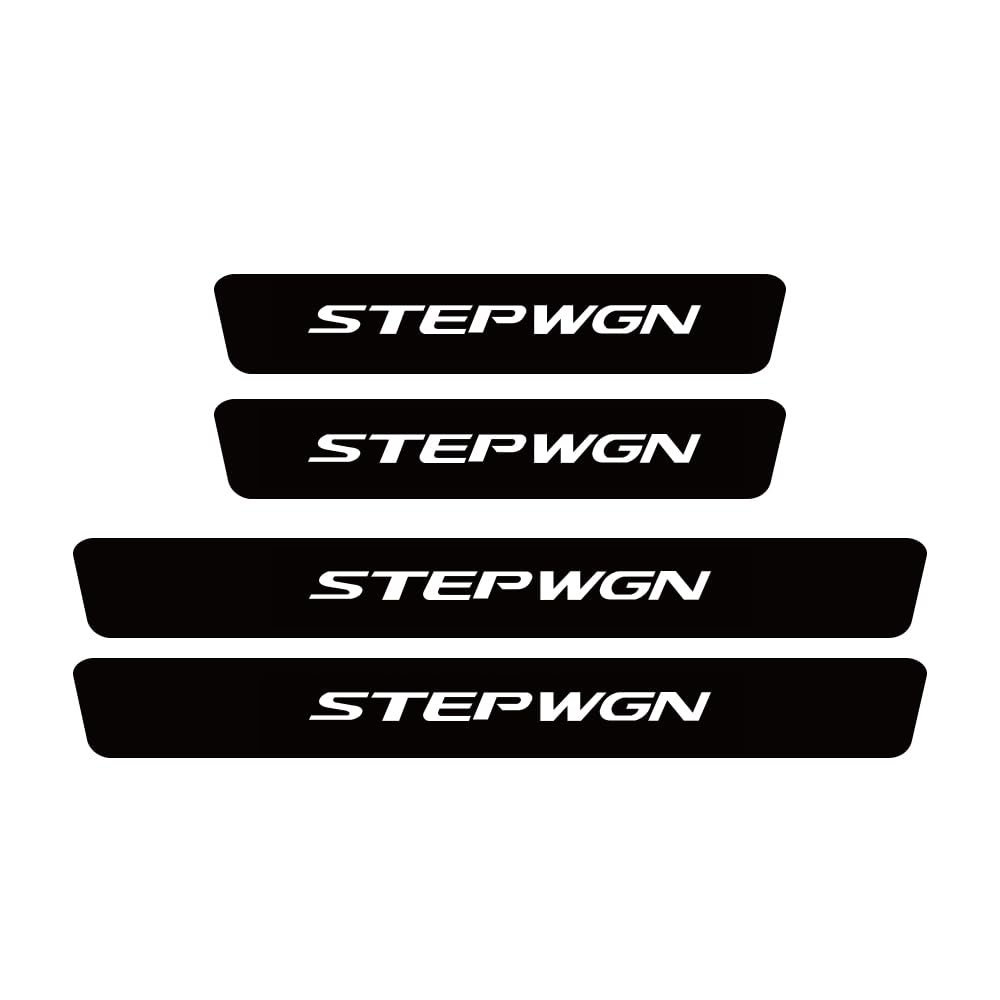 Sdyayfge Normal 4Pcs Kick Plates Car Door Sill Protector,For Stepwgn