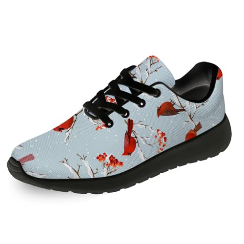 Bird Print Shoes for Men Women Lightweight Comfort Running Tennis Walking Sneakers Bird Lover Gifts for Him Her