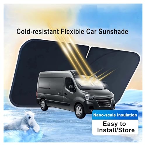 Parasol para Parabrisas de Coche Master 2019-2026 Cubierta de Ventana Delantera 3