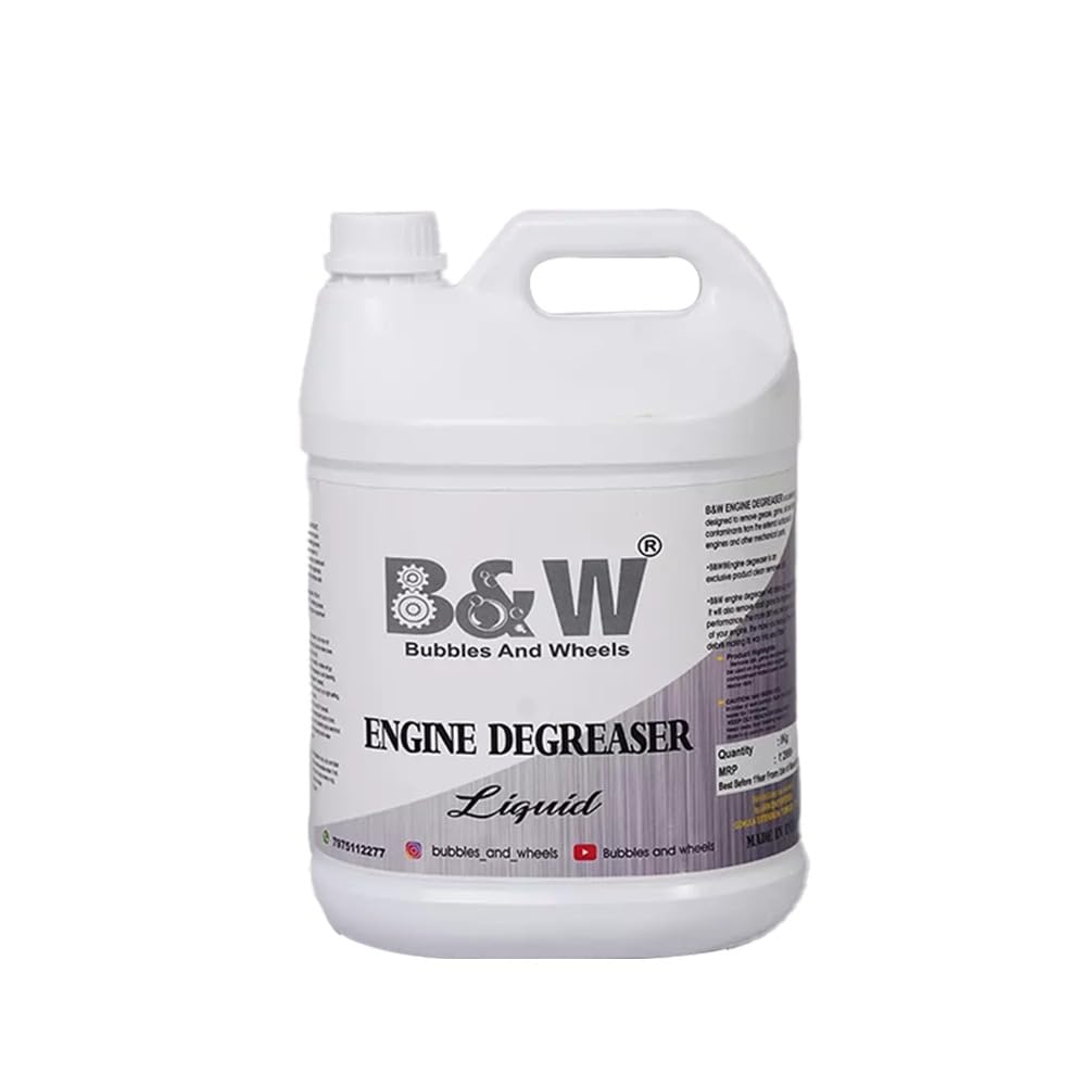 B&W Engine Degreaser Heavy-Duty Cleaning for Engine Bay & Components Water-Based Formula Removes Grease, Dirt & Grime |(5 Kg)-image-43