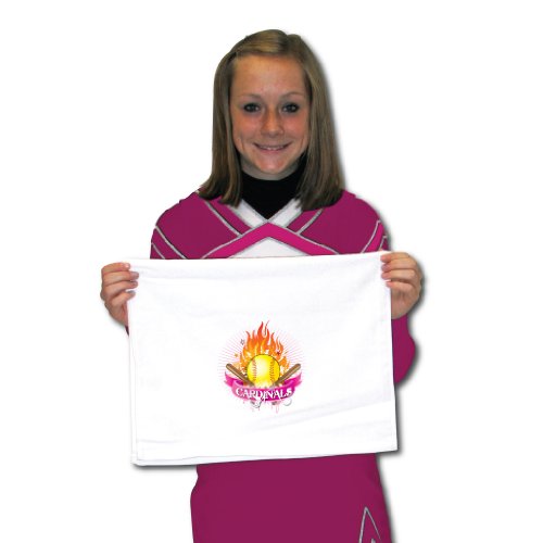 VictoryStore Towels - Cardinals Mascot Softball Team Towels, Set of 15