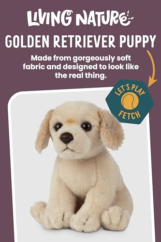 Living Nature Soft Toy - Stofftier Golden Retriever Welpe (16cm), Unbekannt