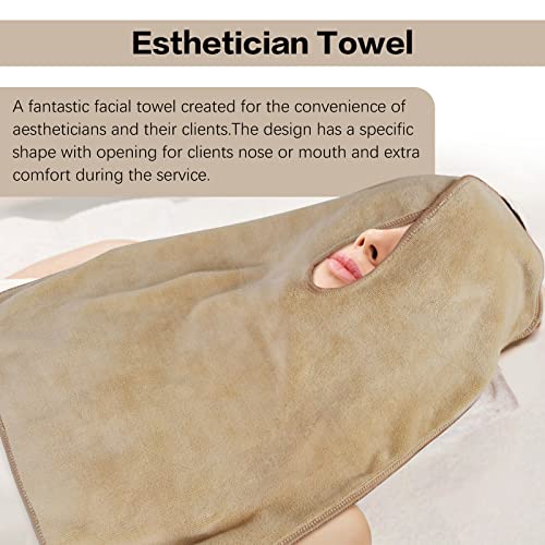 SINLAND Toalhas de esteticista de microfibra para remoção de máscara facial pano facial macio com de