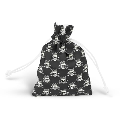 Image of ArtzFolio Crown Skull | Pouch Wrist Potli Bag | Bag for Weddings & Casual Parties
