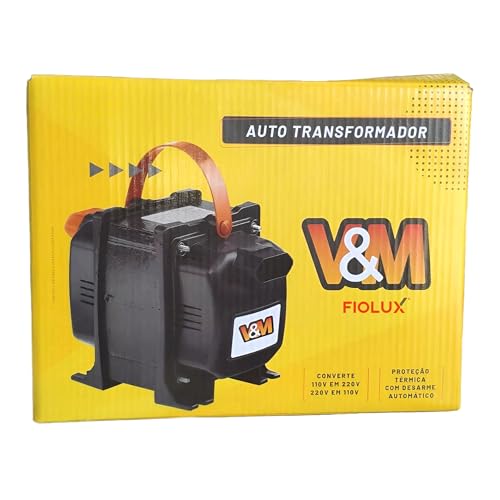Transformador V&M 5000VA Tripolar Bivolt 110/220 e 220/110 5000 VA Tripolar