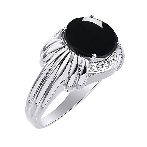 Bague argent onyx diamants : un bijou robuste qui ne ternit pas