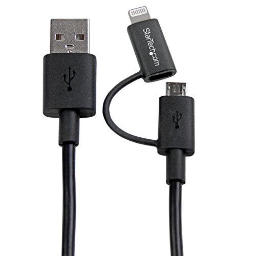 Cable StarTech Lightning y Micro-USB de 1m para solucionar el desorden de cargadores 4