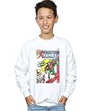 DC Comics Boys Justice League All American Comics Issue 16 Cover Sweatshirt White 12-13 years