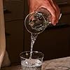 Holcomb Studio Teeter Carafe, Clear | Hand-Blown Glass Beverage Pitcher with Ash Wood Top | Modern Carafe for Water, Juice, or Cocktails | Elegant Serveware & Hostess Gift Home Décor Accent 10.4"H #4