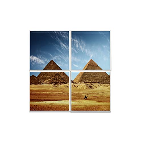 Carreaux Céramique Décoratif Pyramides Égypte Idée Cadeau Voyageur