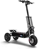 XINTONGSPP Eléctrica Off-Road Drive Dual-Triciclo, 1200W 60V 31Ah portátil cómodo Resistente al Desgaste Mini Scooter eléctrico, Adulto Uso al Aire Libre/Necesidades diarias de la Oficina