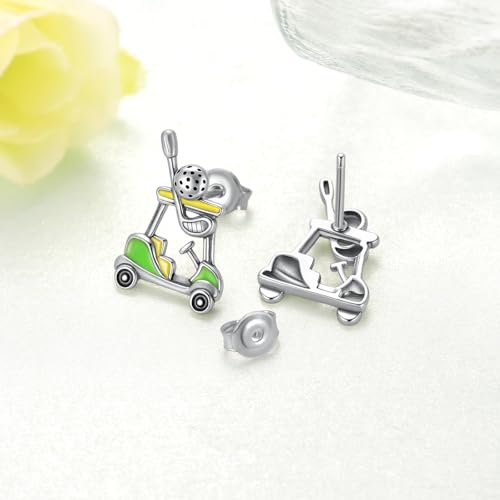 Golf Earrings 925 Sterling Silver Golf Jewelry Sports Jewelry Gifts for Women2