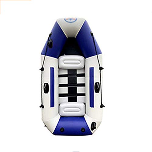 Kayak Inflable, Piragua Bote Inflable Kayak Hinchable Canoa Barcas Hinchables De Pesca, con Remos y Bomba De Aire De Alto Rendimiento, para 2/3/4/5 Personas1.75M