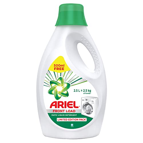 Image of Ariel Matic Liquid Detergent Front Load 2 Ltr + 500ml Free & Matic Front Load Detergent Washing Powder - 1 kg