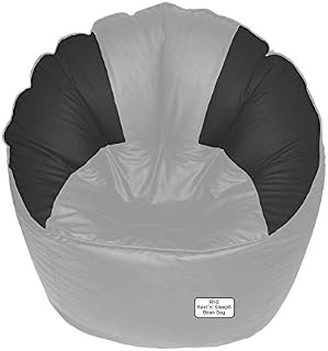 RnS Rest 'n' Sleep Bean Bag Cover Only Mudda Chair for Living Room, Bed Room for Relaxing 6 Months Warranty (Dark Grey/Lig Price In India