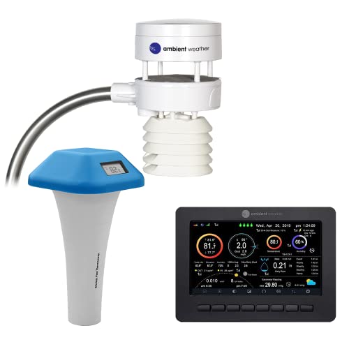 Ambient Weather WS-5050 Pool Bundle - Ultrasonic Smart Weather Station