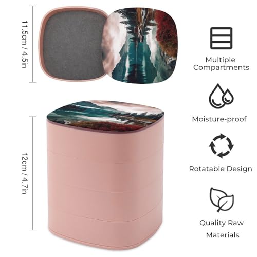 Boîte à bijoux rotative : l'organisation chic pour coiffeuse