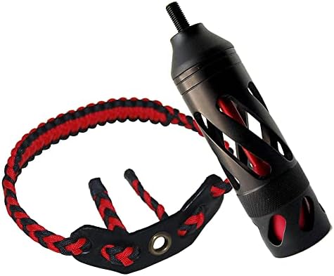 TOPARCHERY Compound Bow Aluminum Stabilizer with Wrist Bow Sling Braided Hunting Shooting Target TOPARCHERY Compound Bow Aluminum Stabilizer with Wrist Bow Sling Braided Hunting Shooting Target