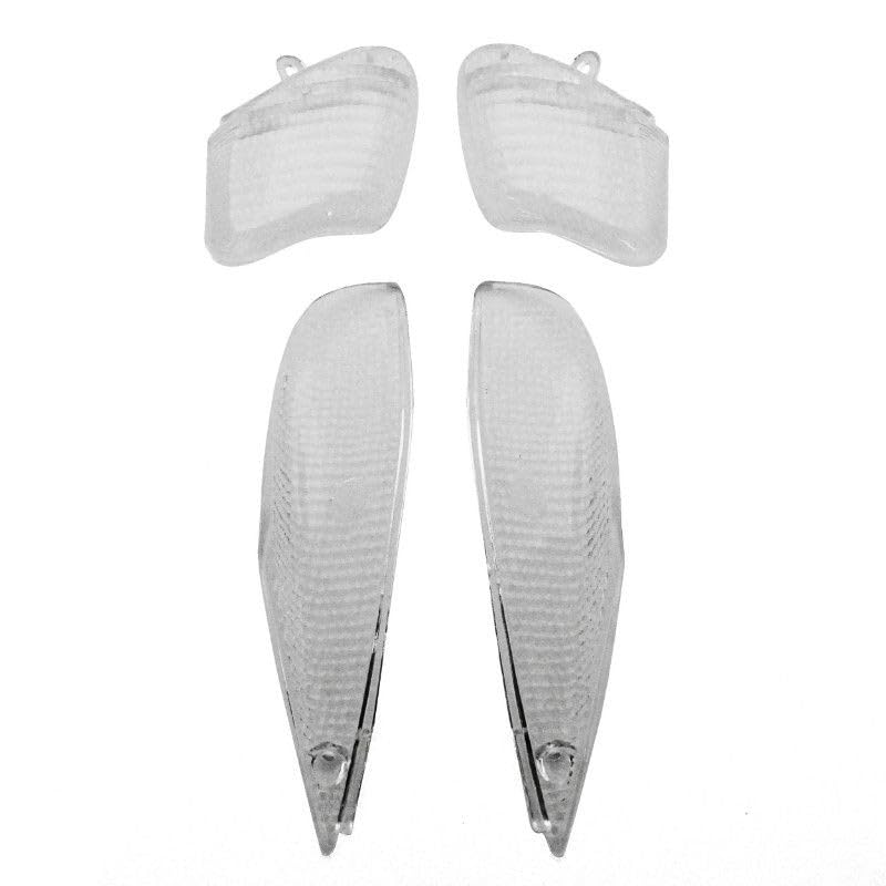 cyclingcolors 4x cabochon clignotant avant arrière protection plastique moto scooter mobylette compatible avec mbk booster yamaha bw's