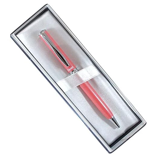 Caneta Luxo Sterling Pentel 0.8Mm Rosa + Estojo, Pentel, B811P-Cgf, Corpo Rosa