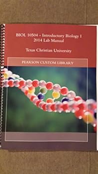 Spiral-bound BIOL 10504 - Introductory Biology I 2014 Lab Manual (Pearson Custom Library Book