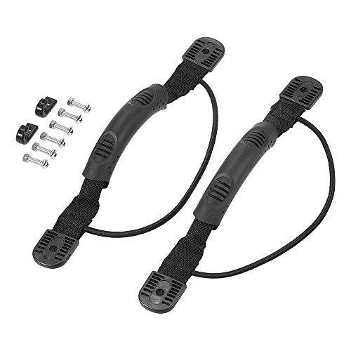 Alças de remo, Andoer Alças de transporte com montagem lateral 2 Paddle Park Bungee Hardware e ganch