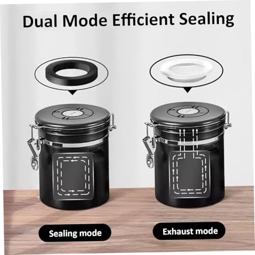 Envase hermético para café 2.8L acero inoxidable miniatura 4